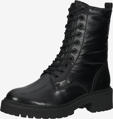 Högl Lace-Up Ankle Boots in Black: front