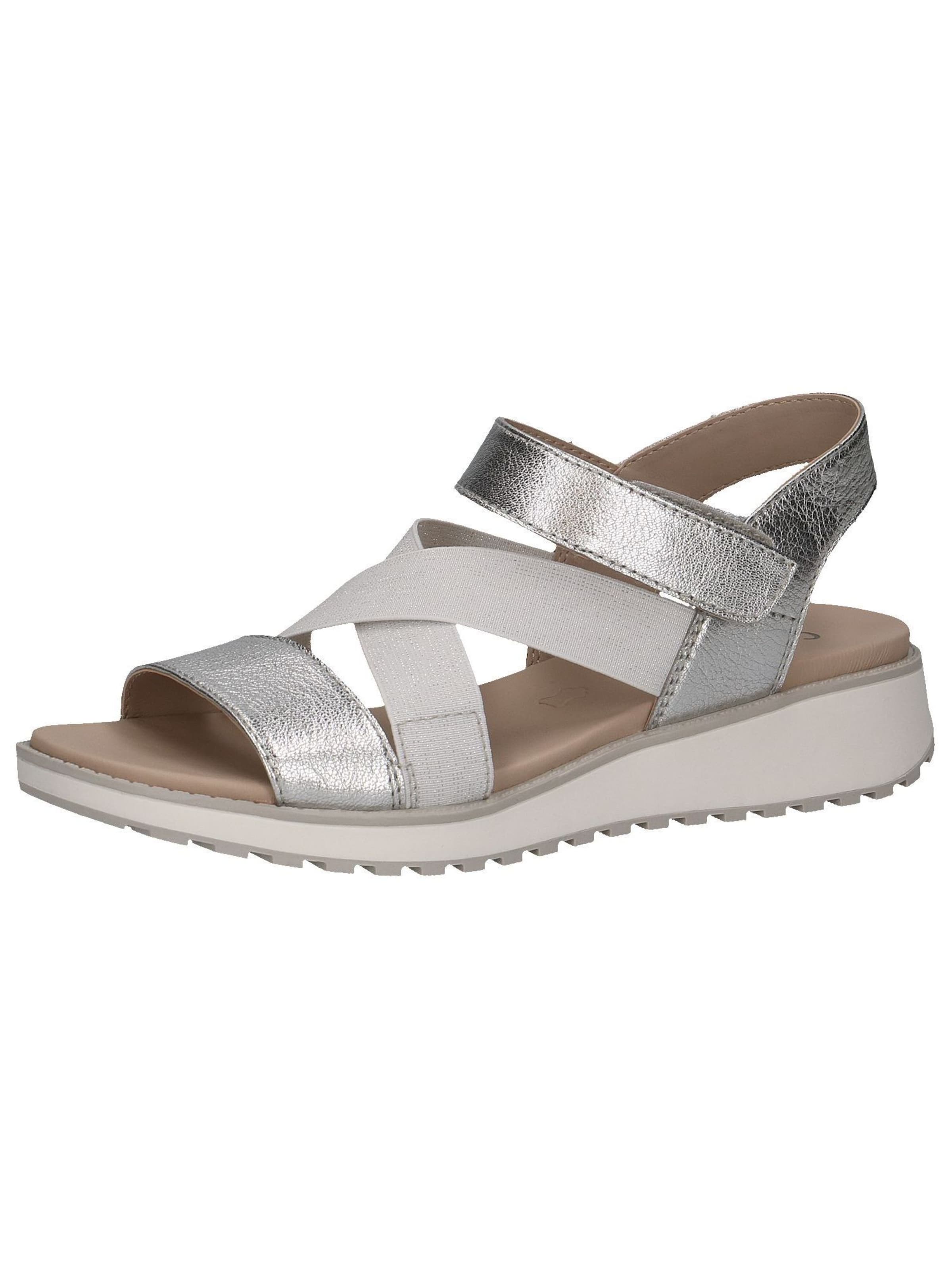 CAPRICE Sandale in Silber: Vorderseite
