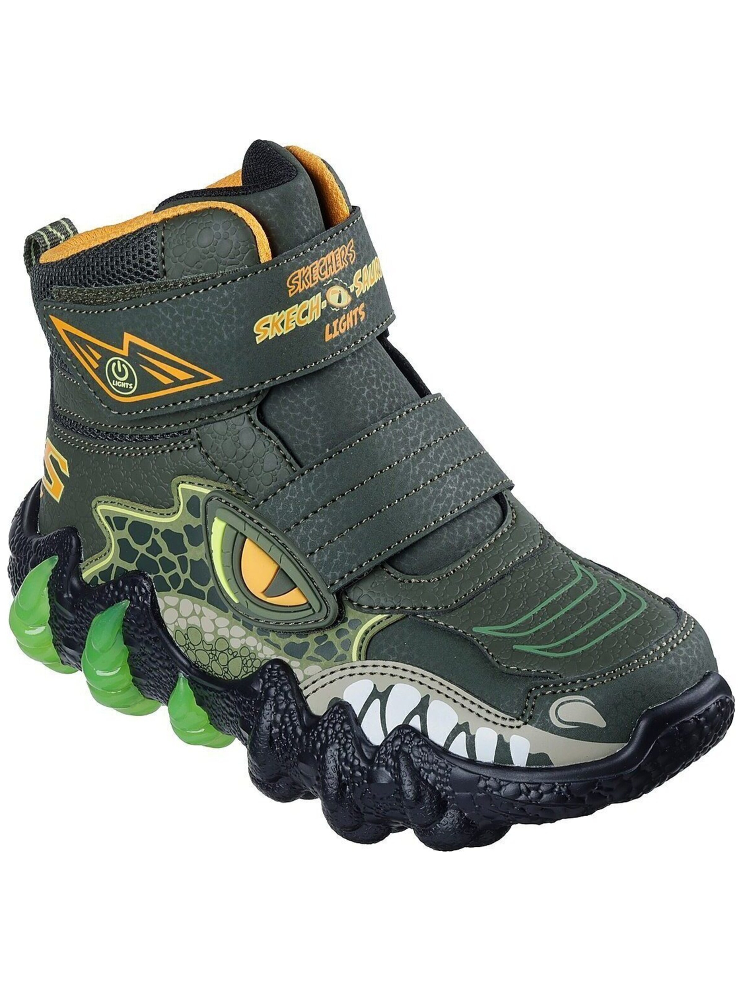 SKECHERS Boots 'Skechers Skech-o-saurus Lights 2.0-arc' in Green: front