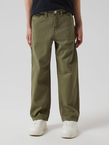 Regular Pantaloni 'NKMRYAN' de la NAME IT pe verde: față