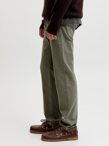 JACK & JONES Loosefit Jeans 'JJICHRIS JJORIGINAL' in Groen