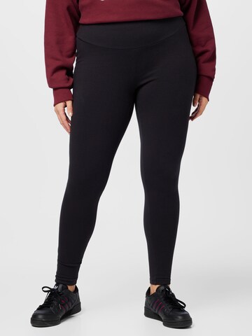 Skinny Leggings 'Adicolor Essentials ' ADIDAS ORIGINALS en noir : devant