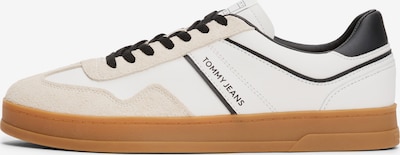 Tommy Jeans Matalavartiset tennarit 'THE GREENWICH' värissä norsunluu / ecru / musta, Tuotenäkymä
