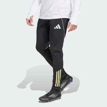 ADIDAS PERFORMANCE Slim fit Sports trousers 'Juventus Turin Tiro 25 Competition' in Black: front
