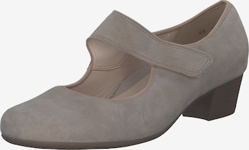 Escarpins à bride arrière 'Catania' ARA en beige : devant