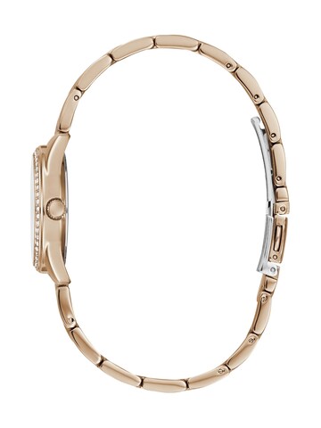 GUESS Analoog horloge 'Micro G Twist' in Goud