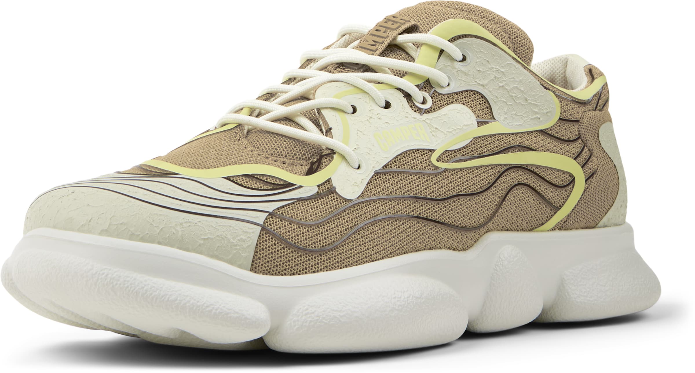 Sneaker bassa 'Karst' di CAMPER in beige: frontale