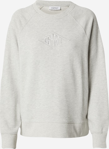 ESPRIT - Sweatshirt em cinzento: frente