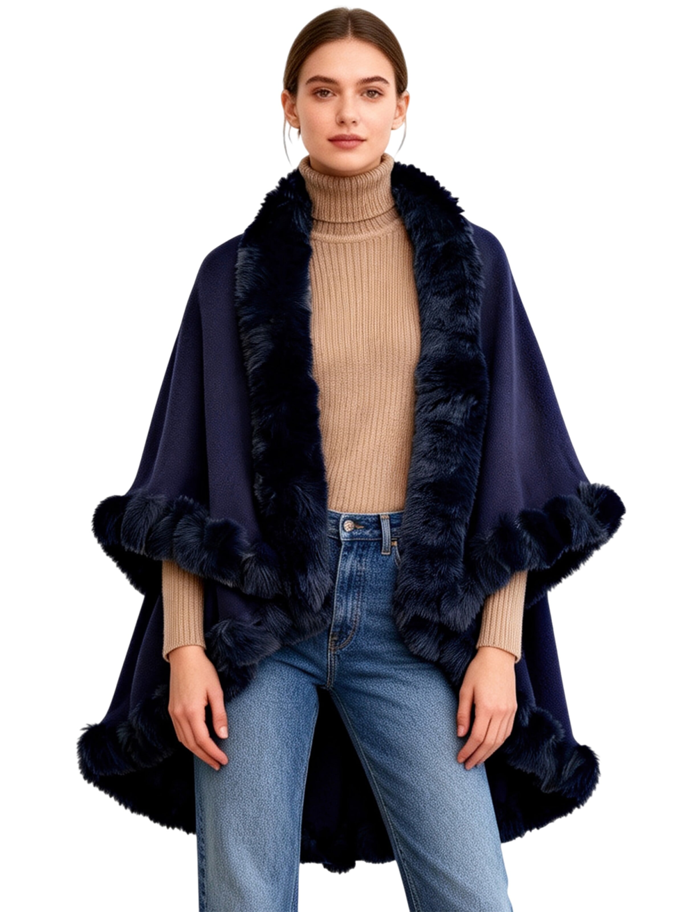 Magicshe Cape‌‌‌‌‌‌‌‌‌‌ in Blau: Vorderseite