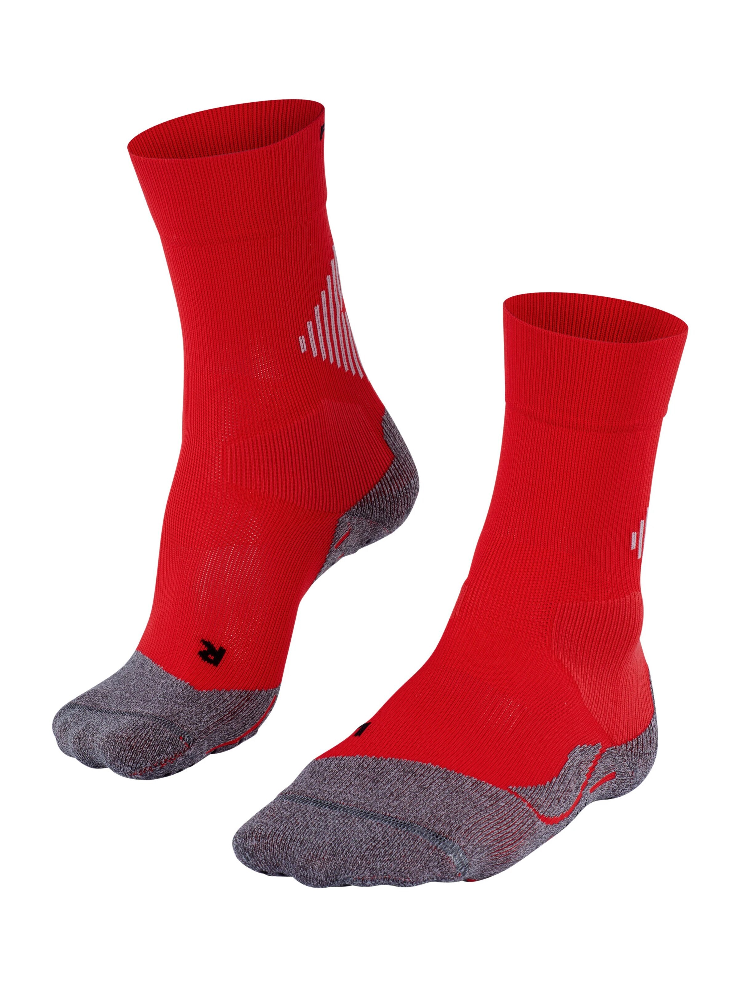 FALKE Athletic Socks '4GRIP Stabilizing' in Red: front