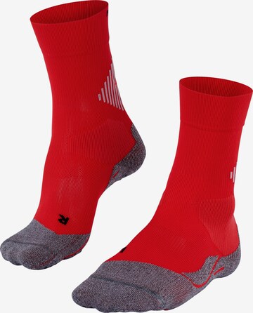 FALKE Athletic Socks '4GRIP Stabilizing' in Red: front