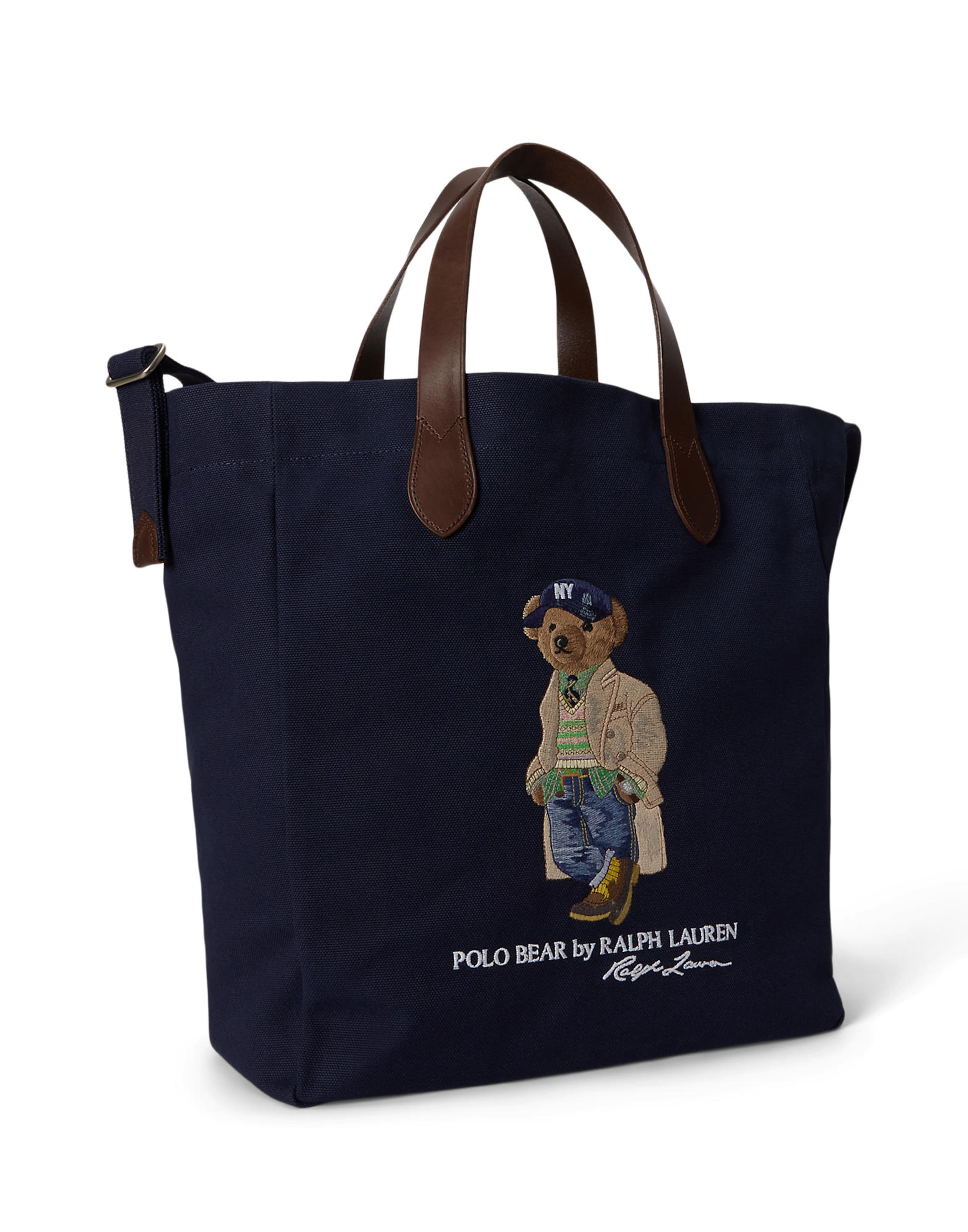 mėlyna Polo Ralph Lauren Pirkinių krepšys 'BEAR'