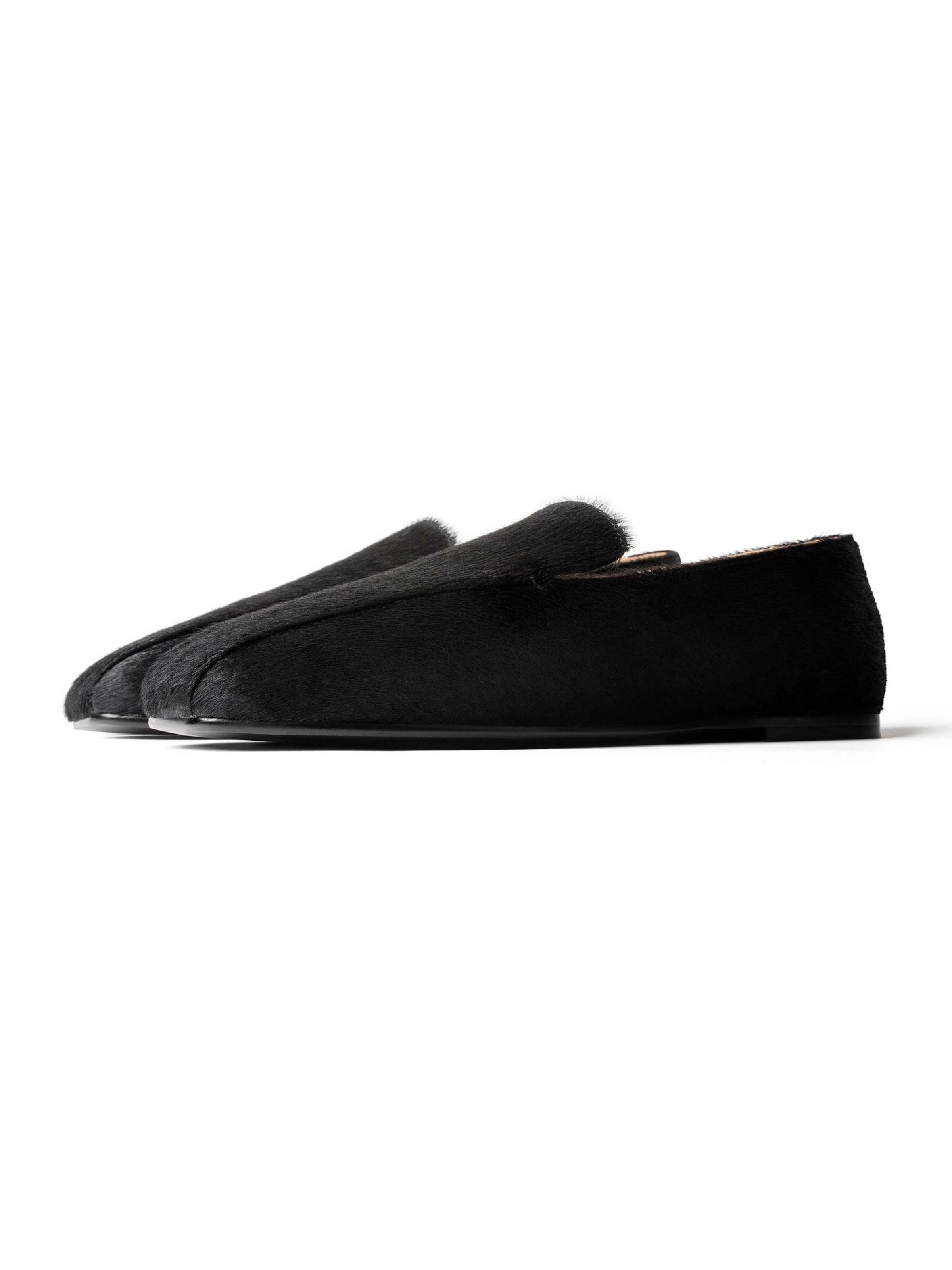 L37 HANDMADE SHOES Slip-ons 'JUST BEFORE THE SUNSET' in Black