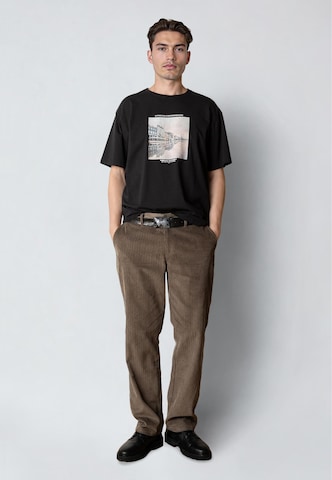Clean Cut Copenhagen T-Shirt 'Rainy Copenhagen' in Schwarz