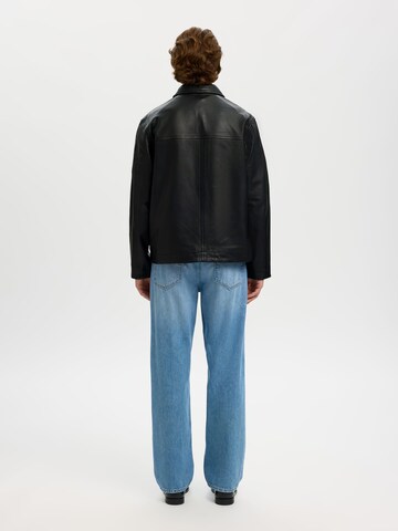 SELECTED - Chaqueta de entretiempo en negro