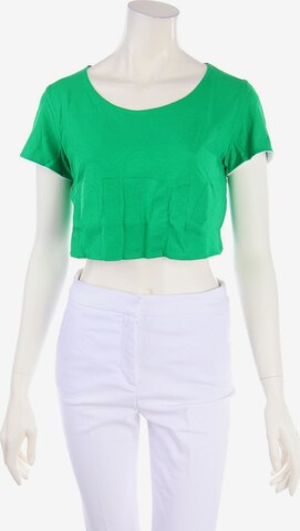 BIKKEMBERGS Cropped Shirt M in Grün: predná strana