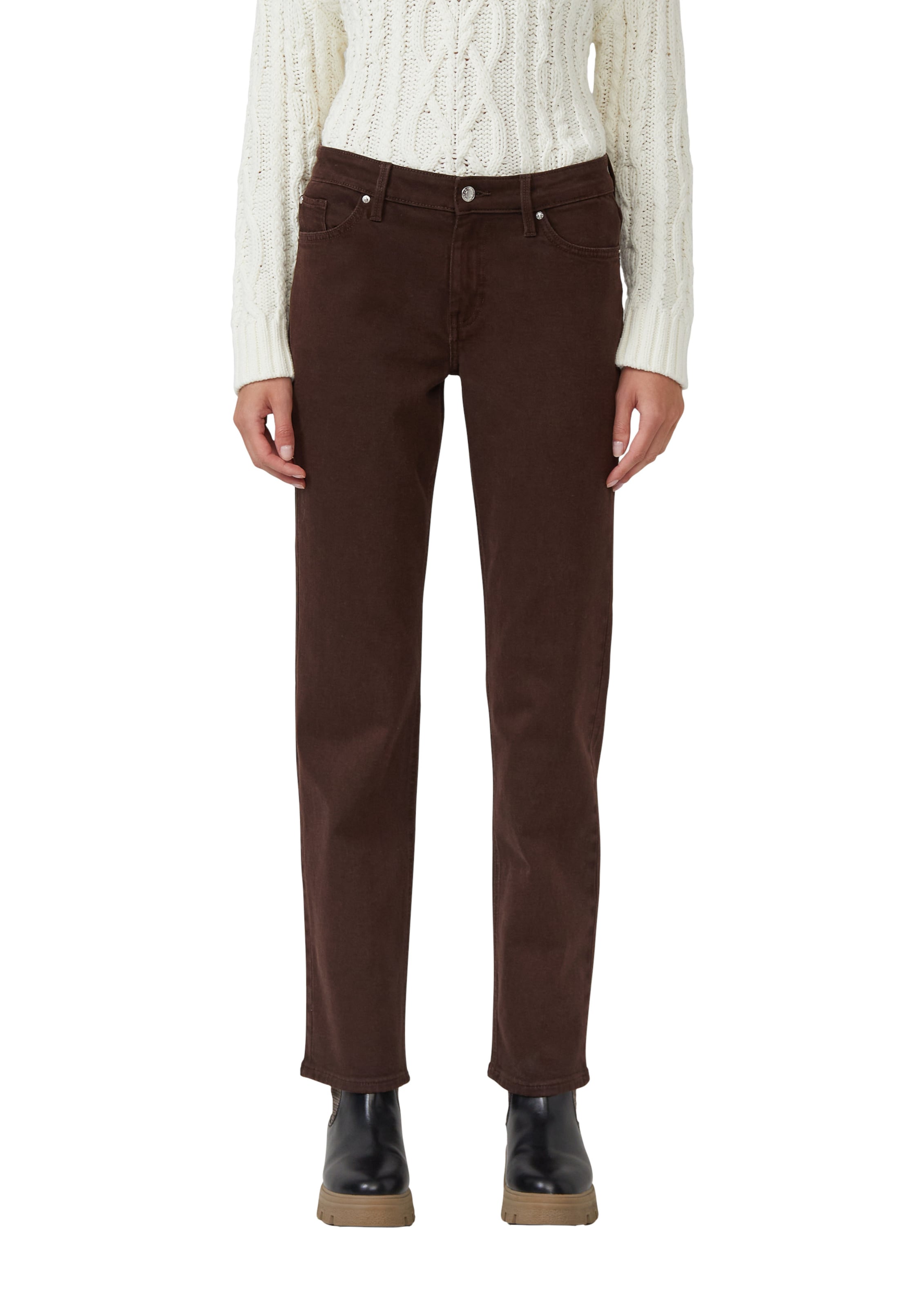 s.Oliver Обычный Джинсы в Коричневый: спереди