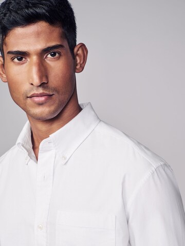 Next Regular fit Button Up Shirt in White