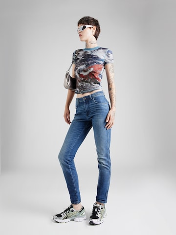 DIESEL Slimfit Jeans '2015 BABHILA' in Blauw