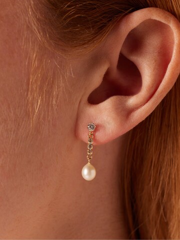 Boucles d'oreilles 'Klassisch' Lucardi en or : devant