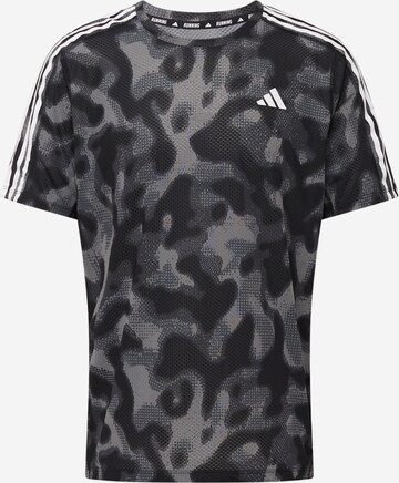 ADIDAS PERFORMANCE Functioneel shirt 'Own the Run' in Grijs: voorkant