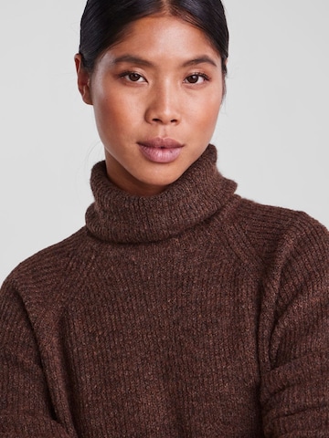 PIECES Sweater 'Ellen' in Brown