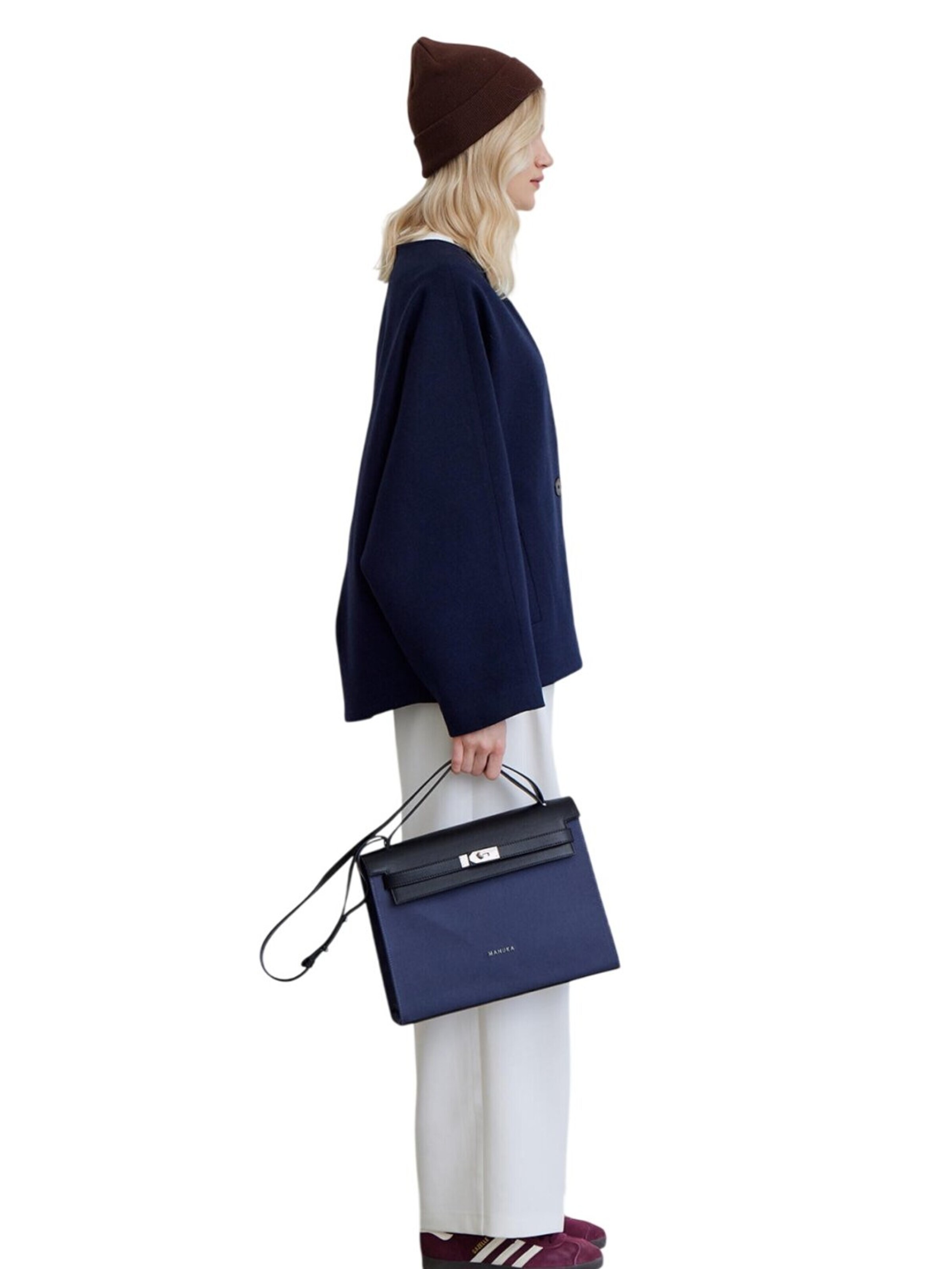 MANUKA Fleece jas in Blauw