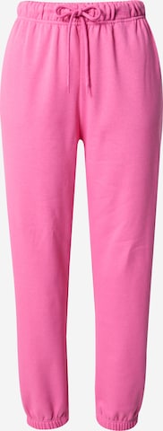 PIECES Tapered Pants 'Chilli' in Pink: front