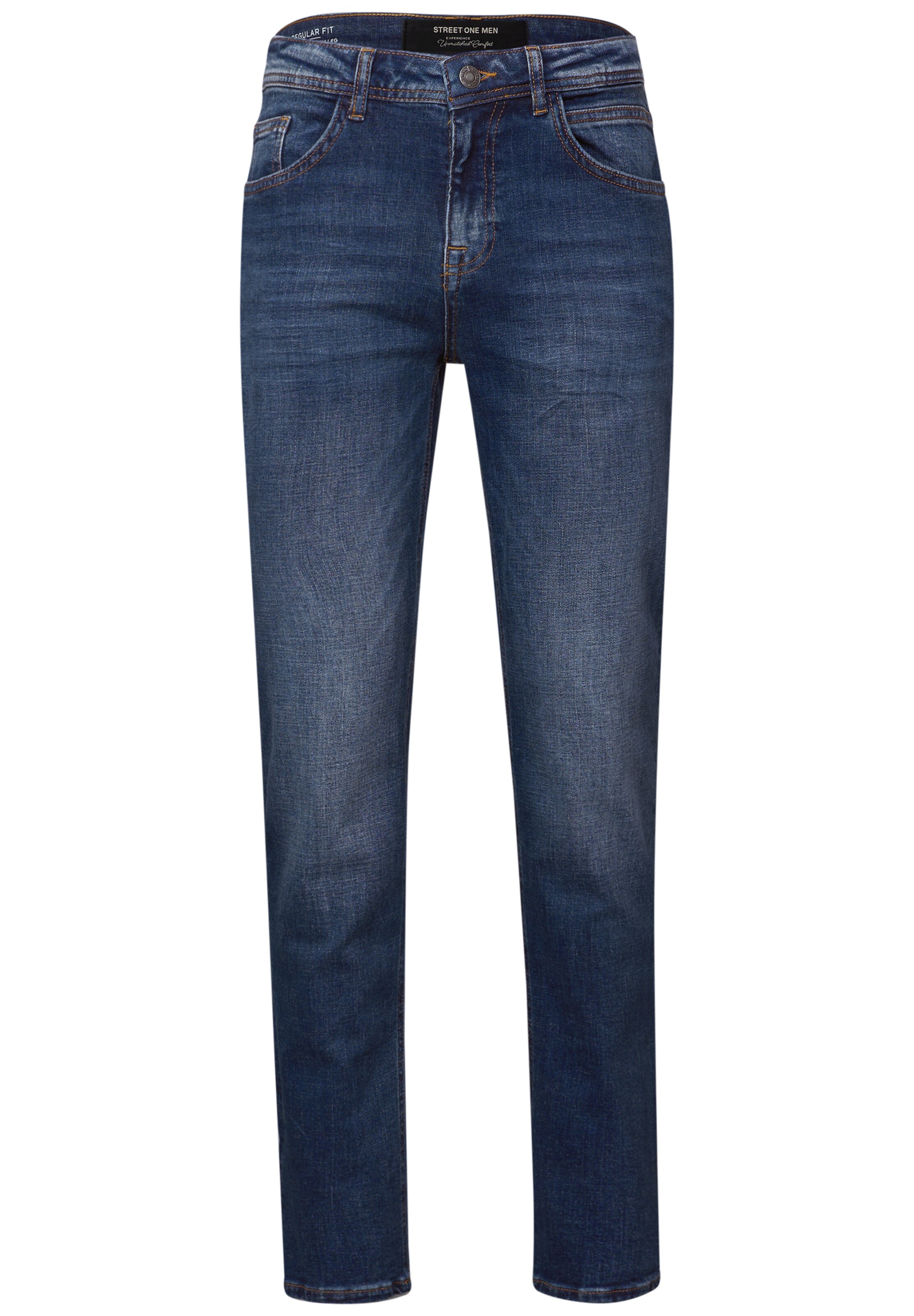 Street One MEN Regular Jeans in Blue: front