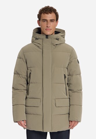 Veste d’hiver No Excess en marron : devant