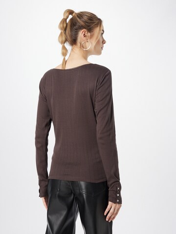 Pull-over 'GIA' ICHI en marron