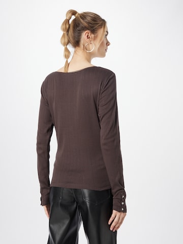 ICHI Sweater 'GIA' in Brown