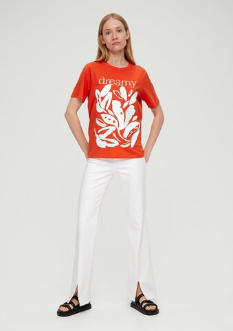 s.Oliver T-Shirt in Orange