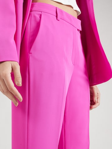 TAIFUN Расклешенный Плиссированные брюки в Ярко-розовый