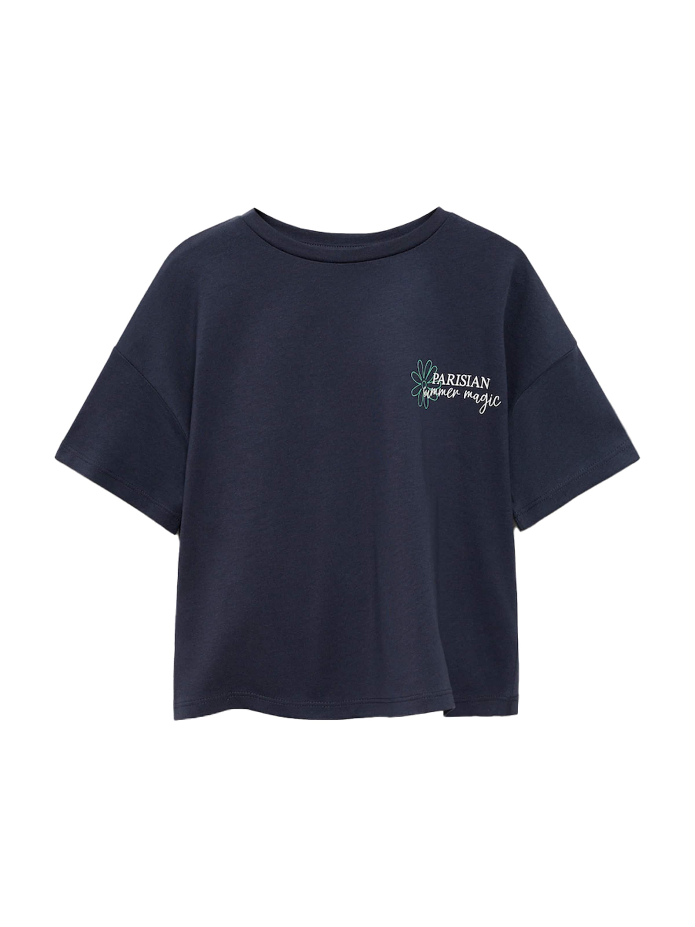 MANGO KIDS Shirt 'MAGIC' in Blauw: voorkant