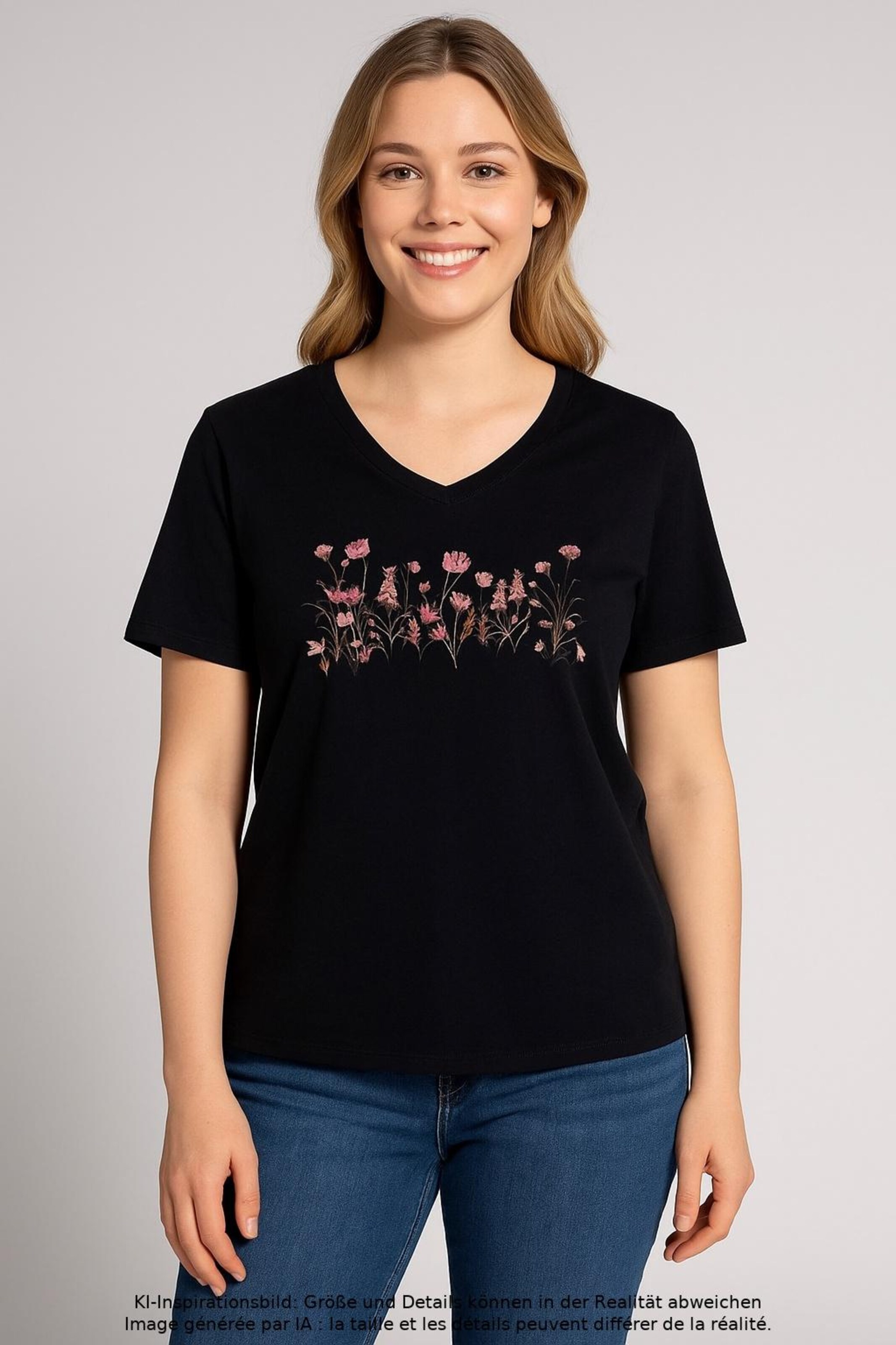 EDC BY ESPRIT T-Shirt L in Blau: Vorderseite