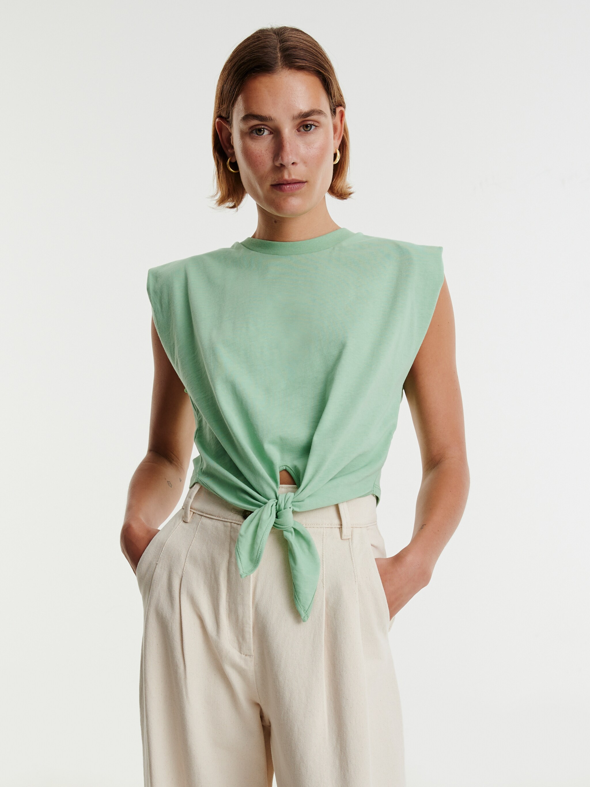 EDITED Produkte Shirt 'Silja' grĂĽn