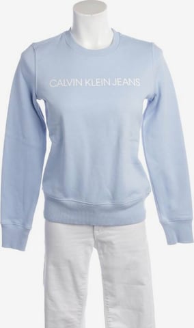 Calvin Klein Sweatshirt / Sweatjacke XS in Blau: predná strana