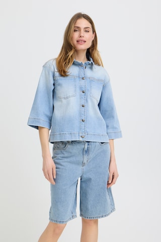 Veste mi-saison 'PZKatja' Pulz en bleu : devant