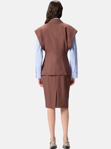 PINKO Tussenjas 'PINKO FLOELLA GIACCA FRISOTTINO GIACCA' in Bruin