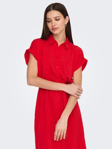 Robe-chemise 'ONLHANNOVER' ONLY en rouge