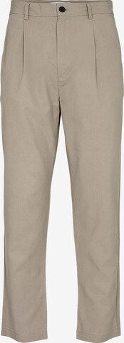 Pantalon à pince 'Frode' minimum en beige : devant