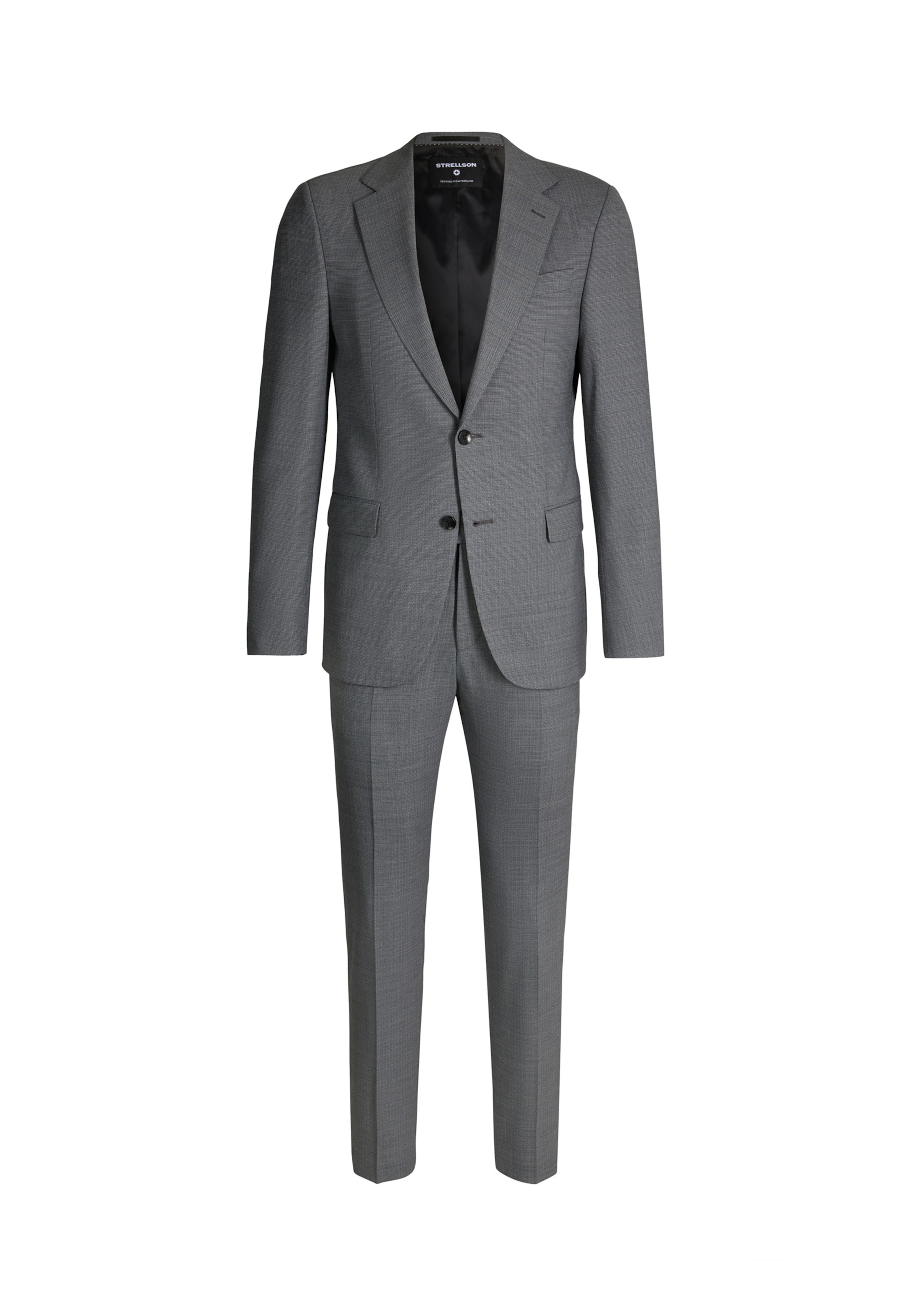 STRELLSON Slimfit Anzug ' Alzer-Maury ' in Grau: Vorderseite