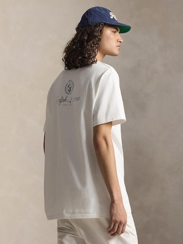 Polo Ralph Lauren Big & Tall Shirt in White: front