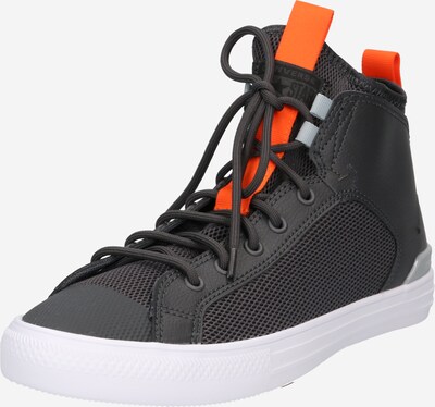 CONVERSE Baskets hautes en anthracite / orange fluo, Vue avec produit