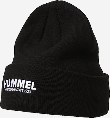 Hummel Спортен каскет 'LEGACY CORE' в черно: отпред