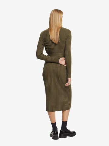 ESPRIT Knitted dress in Green