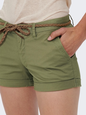 ONLY - regular Pantalón chino 'Evelyn' en verde