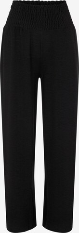 PIECES Pants in Black: front