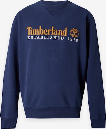 TIMBERLAND Mikina – modrá: přední strana
